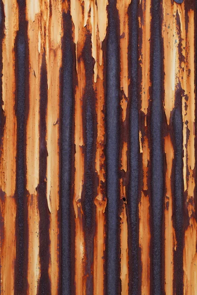 Rusted corrugated metal — Stock Photo, Image