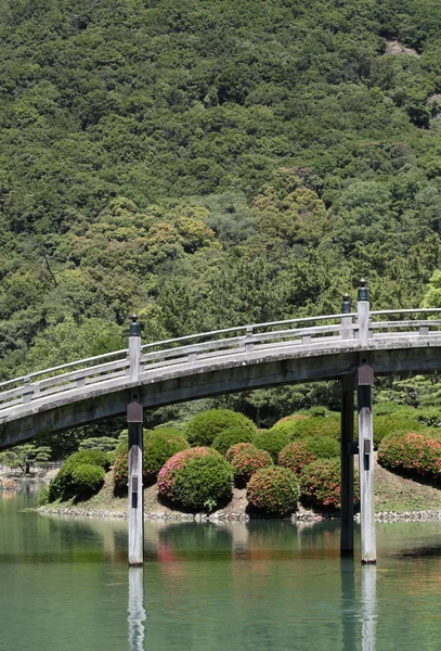 Puente de madera japonés —  Fotos de Stock