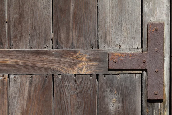 Old weathered wooden door Stock Picture