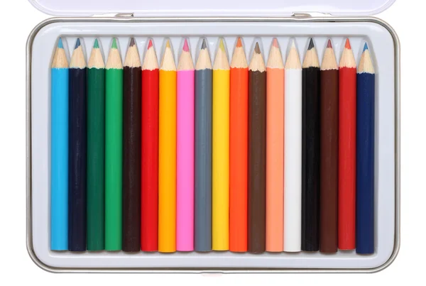 Színes ceruza készlet — Stock Fotó