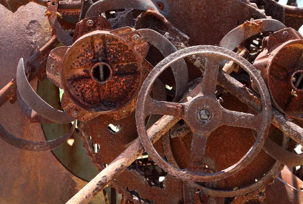 Παλιό σκουριασμένο μηχανήματα — Φωτογραφία Αρχείου