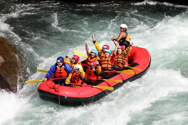 Rivier Rafting Stockfoto