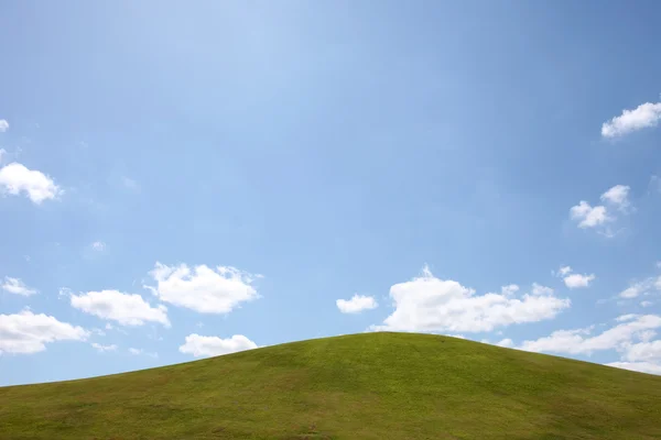 Vista de colina verde — Fotografia de Stock