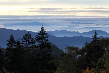 sabah erken Blue ridge mountains
