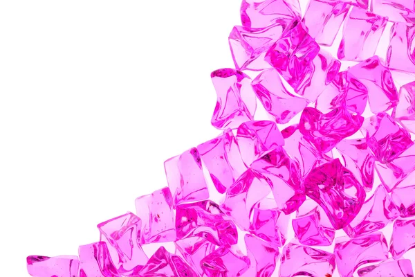 Pink bright glass stones — Stock Photo, Image