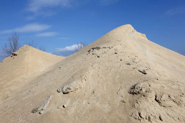 Kum ve çakıl yığını — Stok fotoğraf