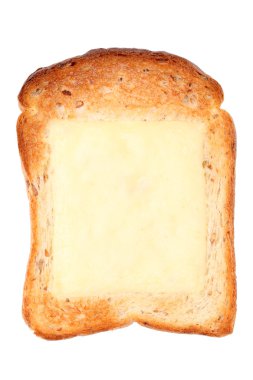 krem peynir ile kızarmış ekmek