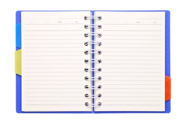 yer işareti ile boş defter