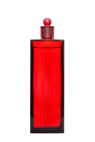 Red perfume bottle — Stock Photo, Image