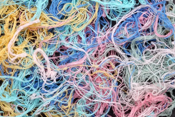 Tangled yarn — Stock Photo, Image