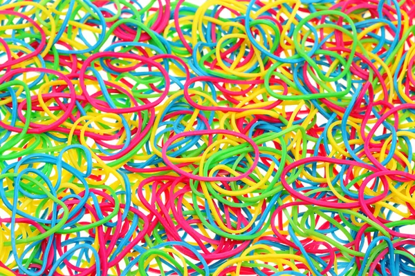 Colorful rubber bands — Stock Photo, Image