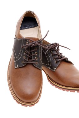 kahverengi deri ayakkabı