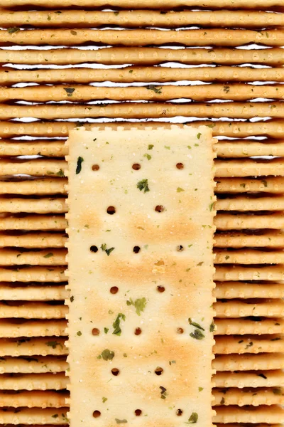 Vegetable salty crackers — Stock Photo, Image