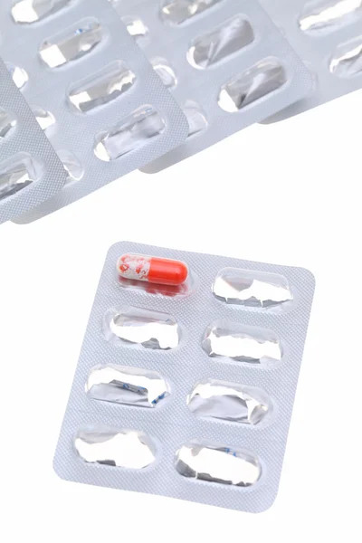 Dernier médicament dans l'emballage — Photo