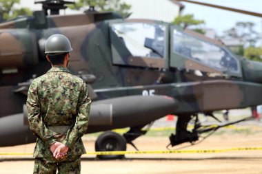 Japanese military base clipart