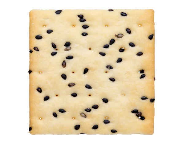 Cracker with sesame — Stock Photo, Image