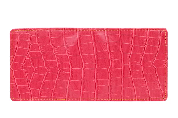 Cartera de cuero rojo — Foto de Stock