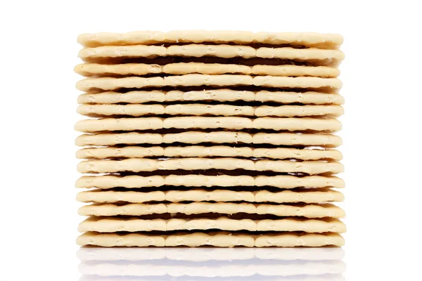 Krém sandwich sušenky — Stock fotografie