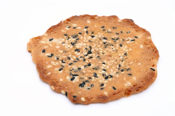 Japanese cracker with sesames — Stock Photo, Image