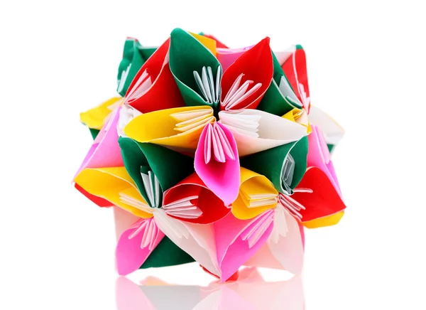 Origami paper flower — Stock Photo, Image