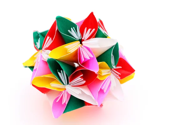 Origami papier bloem — Stockfoto