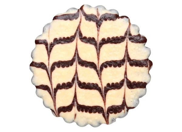 Galleta de chocolate blanco y negro —  Fotos de Stock