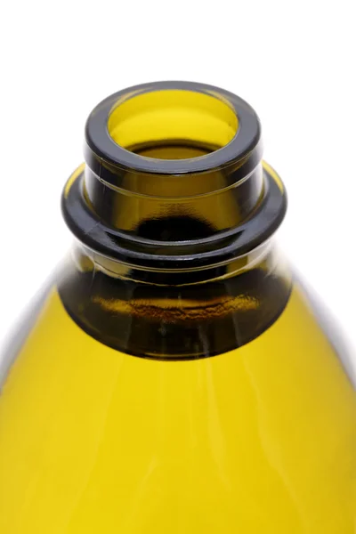 Top of opened green bottle — Stock Photo, Image