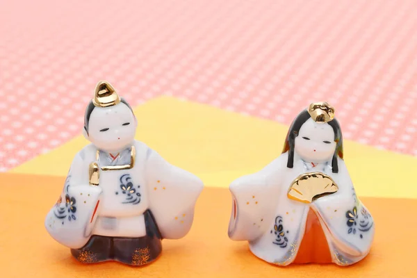 Traditional Japanese Dolls Used Hinamaturi Festival Girls — Stock Photo, Image