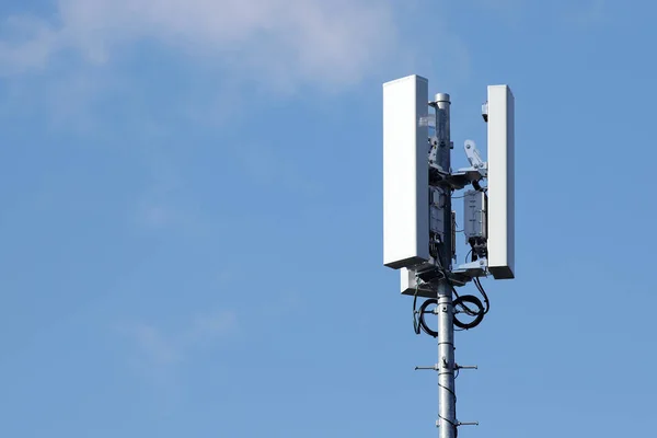 View Communications Tower Blue Sky — Stock Photo, Image