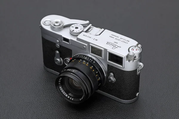 Kagawa Japon Février 2022 Caméra Télémétrique Leica Avec Objectif Summicron — Photo