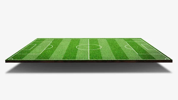 Voetbalveld Van Boven Textuur Achtergrond — Stockfoto