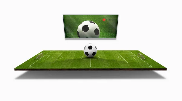 Soccer Field Texture Background — Stock Photo, Image