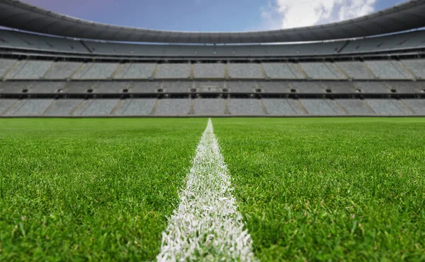 Великий Футбольний Стадіон Сонці — стокове фото