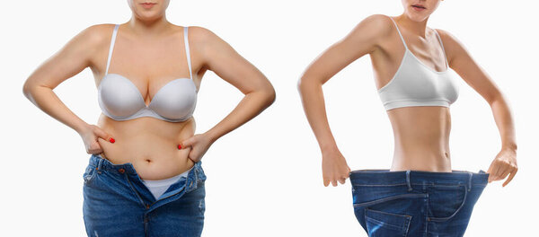 здоровое тело - похудение до и после