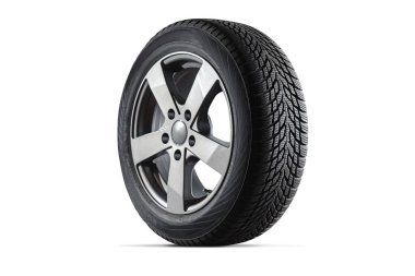  Beyaz arka planda Alurim olan kış lastiği 