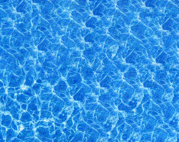 Texturiertes Wasser Blauen Pool — Stockfoto