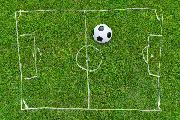 Soccer Strategy Tactics Chalkboard — Stock Photo, Image