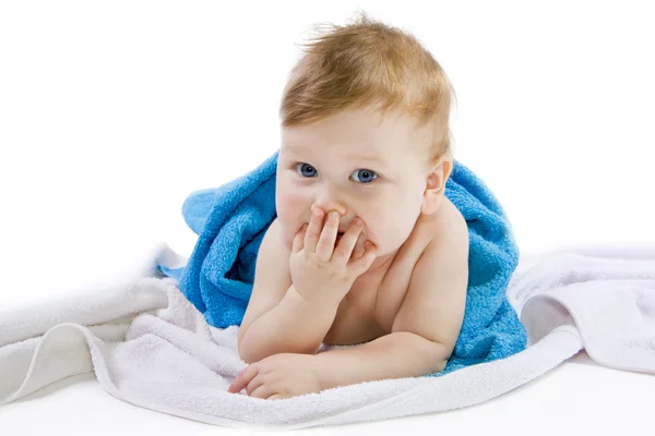 Baby after bath — Stock Photo, Image