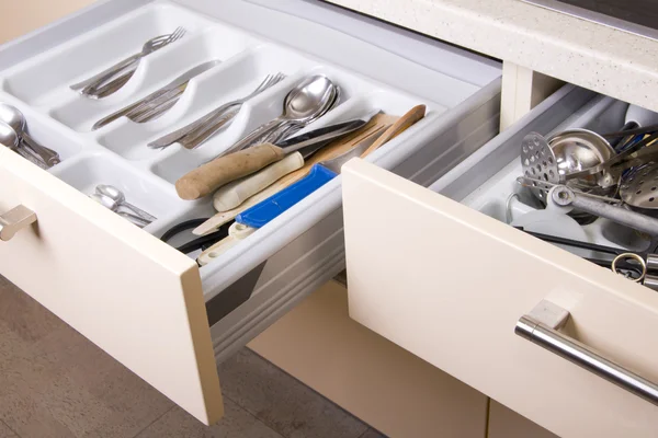 Organized Kitchen Drawer — Stock Photo, Image