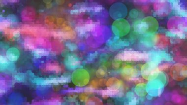 Işık ve gökkuşağı renk kavramlı bulanık bokeh arkaplan