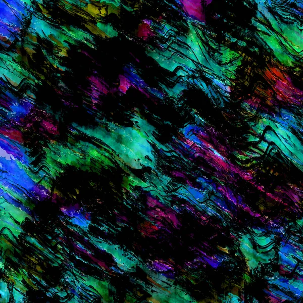 Abstrait Aquarelle Arrière Plan Texture Colorée Surface Design Abstrait Holographic Images De Stock Libres De Droits