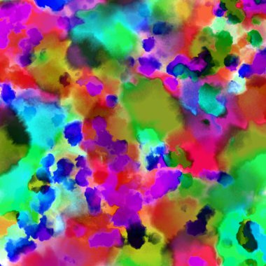 Dijital boyalı soyut tasarım, renkli doku, fraktal sanat. Duvar dekorasyonu. Soyut eşarp, modern arkaplan çizimi, fraktal yüzey, ışık efekti dokusu, modern suluboya arka plan.