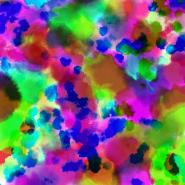 Dijital boyalı soyut tasarım, renkli doku, fraktal sanat. Duvar dekorasyonu. Soyut eşarp, modern arkaplan çizimi, fraktal yüzey, ışık efekti dokusu, modern suluboya arka plan.