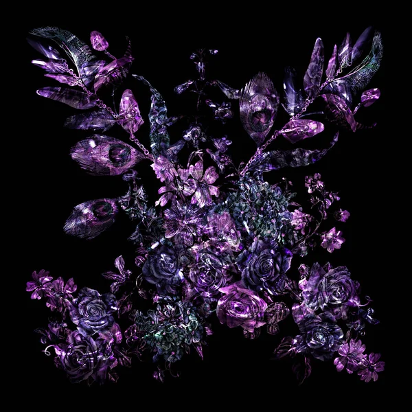 Dijital boyalı soyut tasarım, renkli doku, fraktal sanat. Duvar dekorasyonu. Soyut eşarp, modern arkaplan çizimi, fraktal yüzey, ışık efekti dokusu, modern suluboya arka plan.