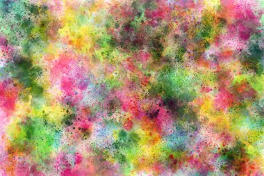 Dijital boyalı soyut tasarım, renkli doku, fraktal sanat. Duvar dekorasyonu. Soyut eşarp, modern arkaplan çizimi, fraktal yüzey, ışık efekti dokusu, modern suluboya arka plan.