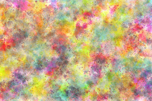 Cyfrowy Malowany Abstrakcyjny Design Kolorowa Faktura Fraktal Art Dekoracja Ściana — Zdjęcie stockowe