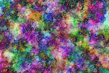 Dijital boyalı soyut tasarım, renkli doku, fraktal sanat. Duvar dekorasyonu. Soyut eşarp, modern arkaplan çizimi, fraktal yüzey, ışık efekti dokusu, modern suluboya arka plan.