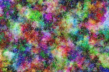 Dijital boyalı soyut tasarım, renkli doku, fraktal sanat. Duvar dekorasyonu. Soyut eşarp, modern arkaplan çizimi, fraktal yüzey, ışık efekti dokusu, modern suluboya arka plan.