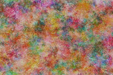 Dijital boyalı soyut tasarım, renkli doku, fraktal sanat. Duvar dekorasyonu. Soyut eşarp, modern arkaplan çizimi, fraktal yüzey, ışık efekti dokusu, modern suluboya arka plan.