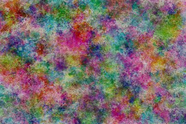 Dijital boyalı soyut tasarım, renkli doku, fraktal sanat. Duvar dekorasyonu. Soyut eşarp, modern arkaplan çizimi, fraktal yüzey, ışık efekti dokusu, modern suluboya arka plan.